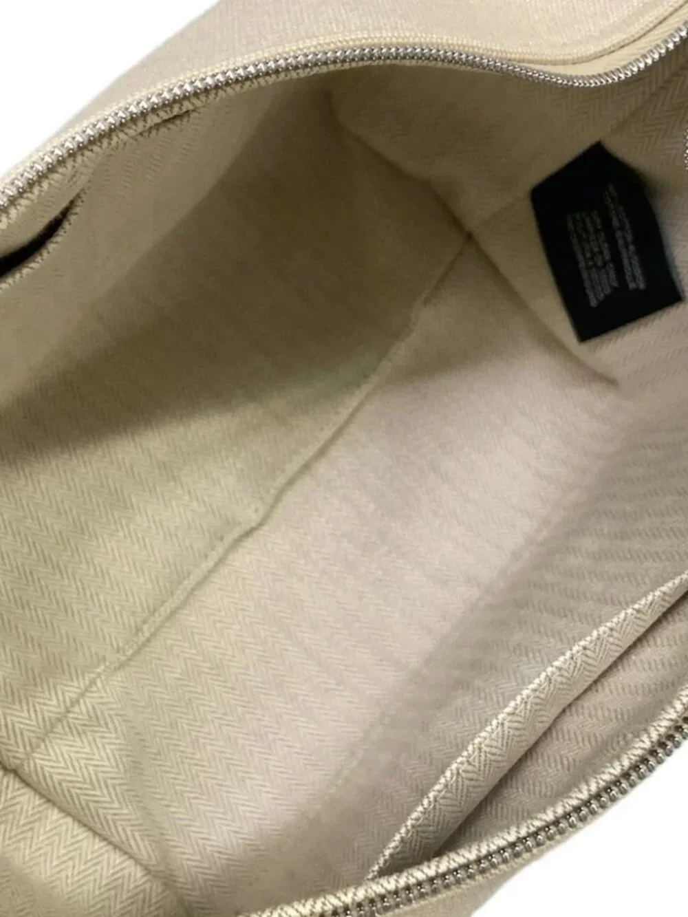 HERMES Natural Cotton None Pouch